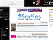 Tablet Screenshot of cote-sorties.com